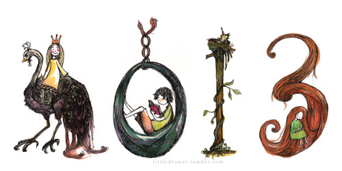 eatsleepdraw:  pen and watercolour 