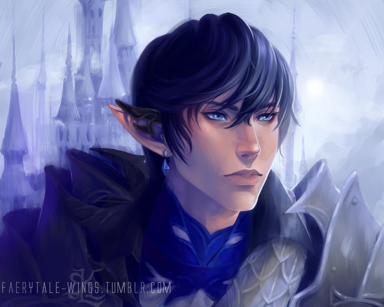 THE FFXIV BOYS (so far)  including an updated Aymeric! I’ll be posting that one on its own soon, but I felt like he needed a 