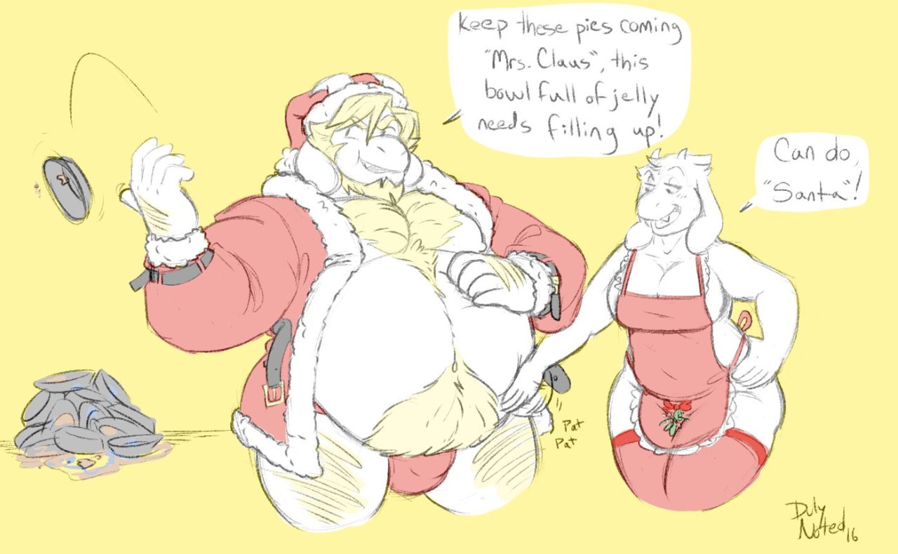 dulynotedart:  Way late but here’s Asgore and Tori getting ready to be Mr. and