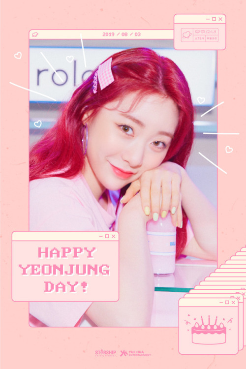 honeyvocal:♥ 190803 ♡ HAPPY BIRTHDAY YEONJUNG ♥