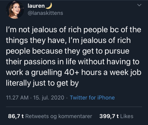 cringedeposit: rootbeergoddess: This. There are so many rich people who get to try a new hobby every