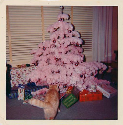  1960s Pink Christmas tree 