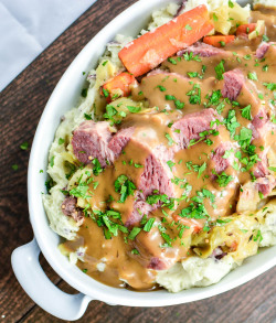 Foodiebliss:  Slow Cooker Corned Beef And Cabbage With Dijon Stout Gravysource: Cooking