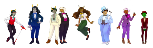 saltiscen:girls in suits!  girls in suits!!pls fullview, tumblr’s image processing hates me