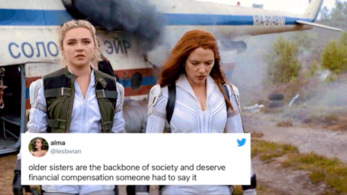 Natasha & Yelena + Tweets