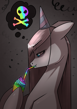 underpable:   natg day 18: pony not feeling