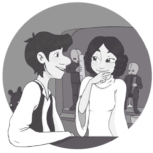 hollieballardartist:digital version on my paperman cross over with Star Wars