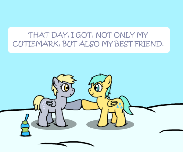 askderpythetimetravelingmailmare:I wonder where those bubbles came fromAwww~! &lt;3
