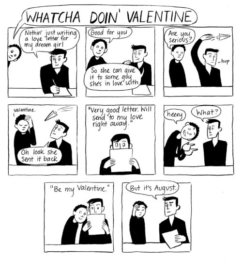 dipthatpen:Happy Valentine’s Day! These are the adventures of modernized Valentine from Shakespeare’