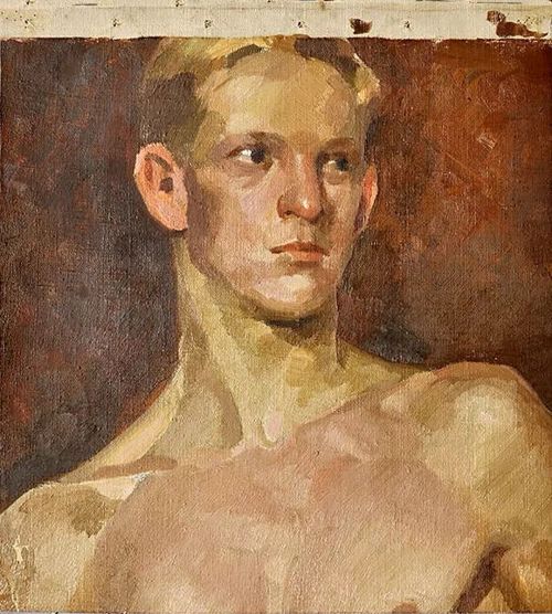 antonio-m:Dunbar Dyson Beck, (American 1903-1986), portrait study. 