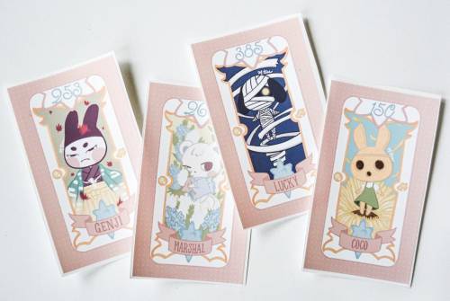 retrogamingblog2: Pastel Animal Crossing Amiibo Cards made by Terryka Mann