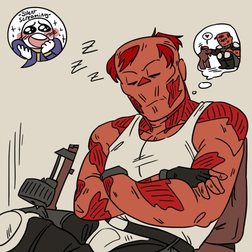 sillyandquiteawkward: when your bodyguard feels safe enough to sleep and you let him get the good re