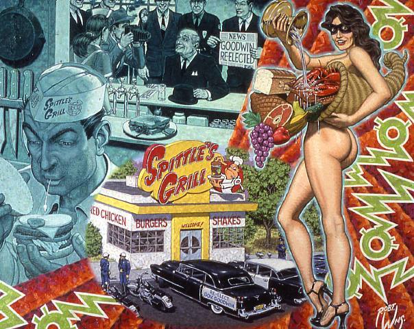 cross-connect:  The Father of ‘Lowbrow’ and Pop-Surrealism Robert Williams Robert