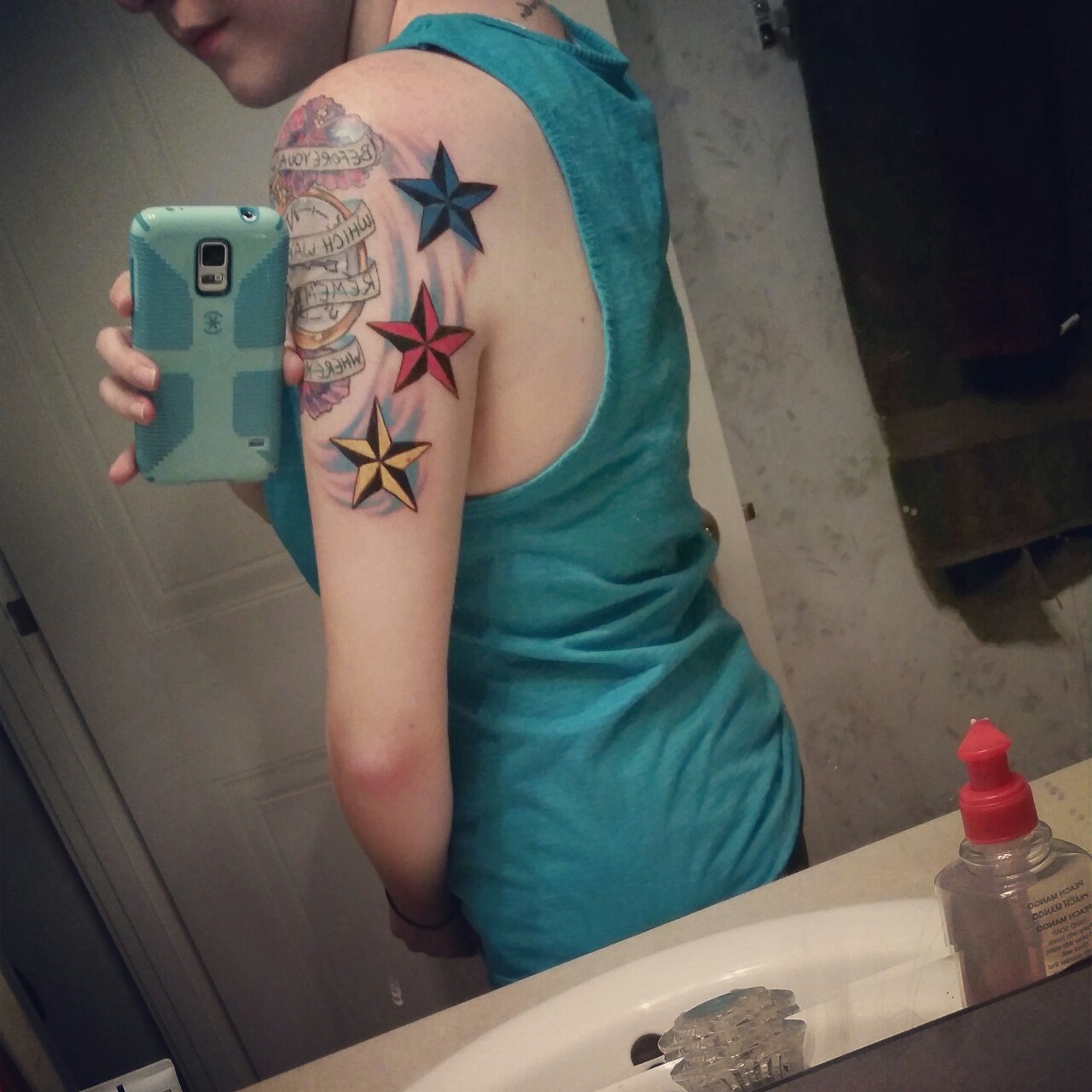 Oh yeah. Check out my new tattoo guys. Let me know what you think ?