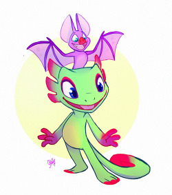 rollingrabbit:  lizard n bat