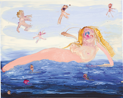 thunderstruck9:Genieve Figgis (Irish, b. 1972), Birth of Venus (After Alexandre Cabanel), 2018. Acry