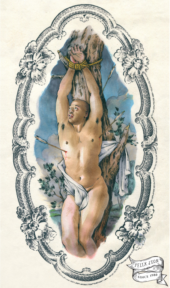 San Sebastián. Saint Sebastien is often taken as a sort of gay saint, in large part because images of him are always so...
