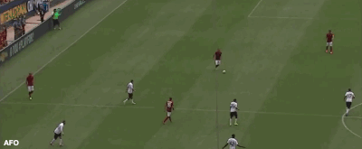 afootballobserver:  AS Roma 2-3 Manchester United [Friendly] 26/07/2014  Miralem Pjanić 75’