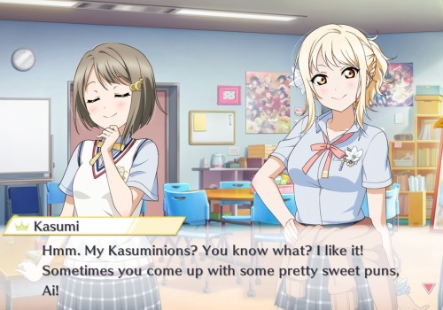 Ai getting all defense and saying that her puns are ALWAYS puntastic is just so adorkable. Happy Bir