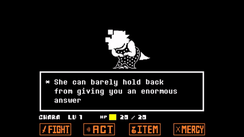So I noticed this during my final Pacifist Run...