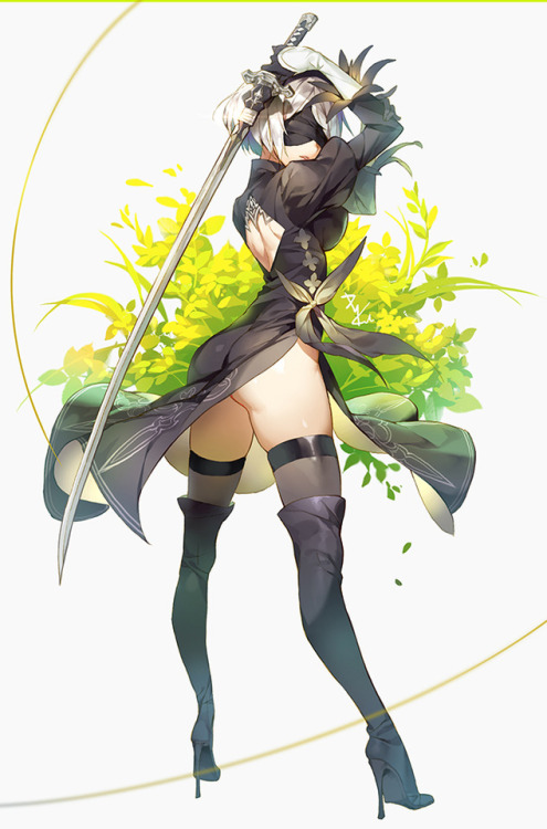 aku-no-homu:  Nier: Automata (excerpt) by artist Kakiman (@u22snifer)