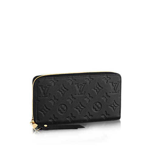 Noir Monogram Empreinte Wallet from Louis Vuitton