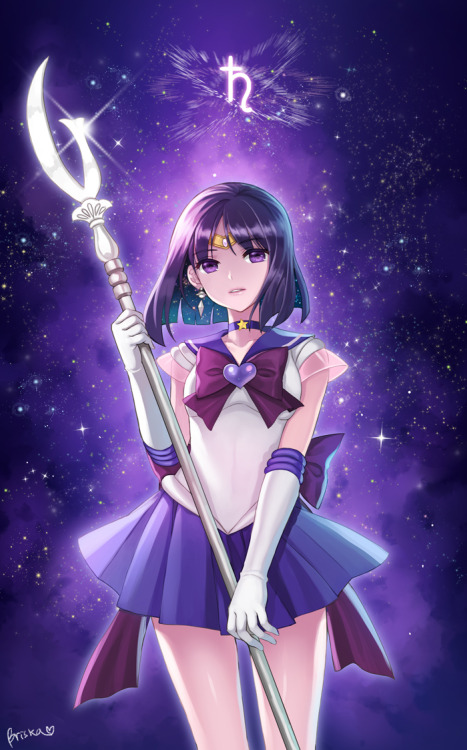 yudaihikari: セーラーサターン  by  briska [pixiv]