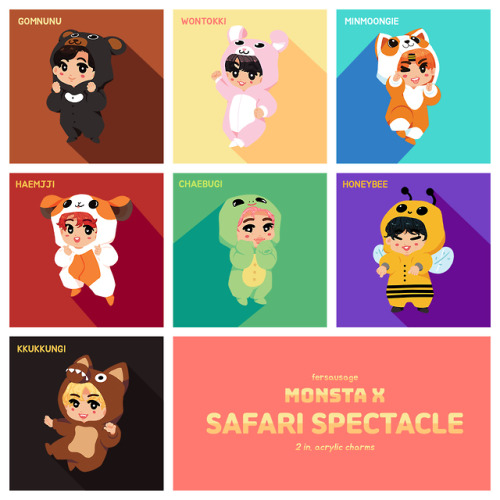 fersausage: fersausage:  fersausage:  fersausage:  MONSTA X ‘SAFARI SPECTACLE’ ACRYLIC C