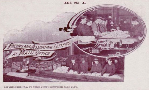  In 1902, Edward P. Hennessy, a St. Louis letter carrier and the President of the National Philateli