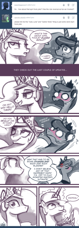 askprincessmolestia:  Ask Princess Molestia #292 “Was it all a dream!?”  X3!