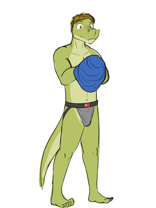 Here’s the last few sketches I did with gator dude.  His name is Gabriel.