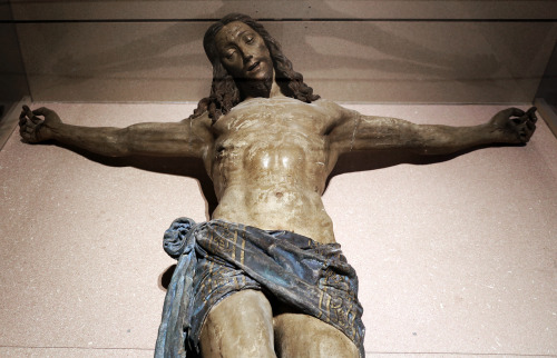 Benedetto da Maiano (attributed to) - Crucifix (c. 1490). Detail. Recovered from the Church of Santa