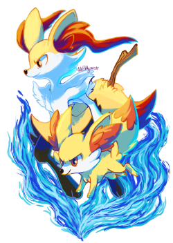 pokemonpalooza:  Blue Flame by *CuteSkitty 