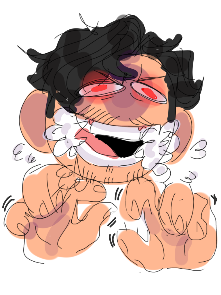 haazeycoffee-archive:I don’t know how or why he has rabies but I doodled @markiplier 