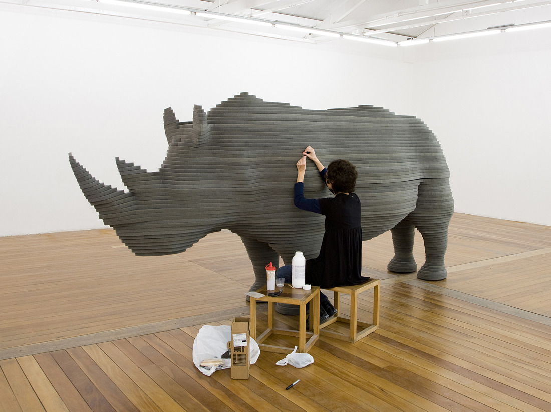 fer1972:  Zootechnical: Carved Foam Sculptures by Joao Loureiro 