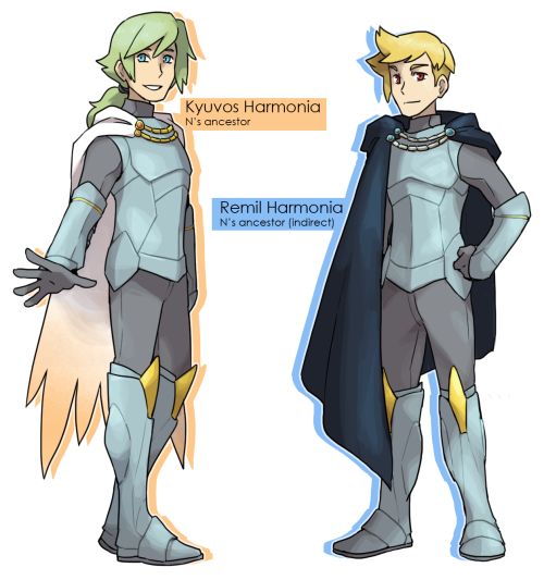 kynimdraws:Finally finished the redraw of the cousin ancestors!!! My Kyurem king bois…Kyuvos by hims