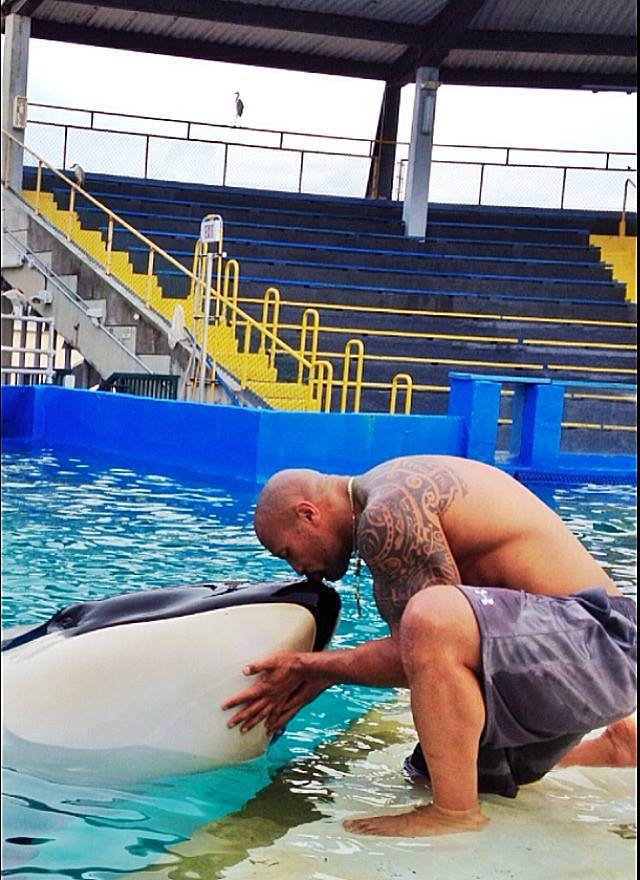 rwfan11:  The Rock …are there any pics where this man isn’t being adorable and
