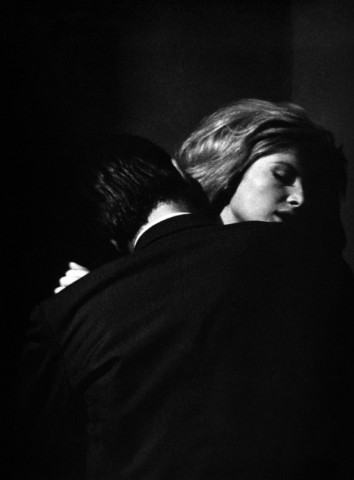 Monica Vitti with Alain Delon in&ldquo;L'eclisse directed by Michelangelo Antonioni, 1962