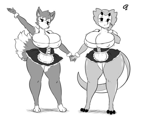 gammanaut:  Commission for Finalmagic of his OCs Kozo and Sophie~ ^v^