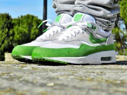 sweetsoles:   Patta x Nike Air Max 1 - Spring Green (by Jose Ignacio Gonzalez Martinez)   