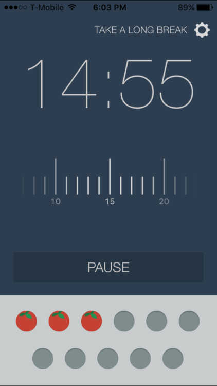 studyign:10/18/10 [6:13pm] i downloaded a super cute pomodoro timer app for my phone!!! currently 