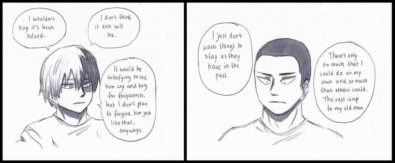usa-chins:  Part 2  A comic I doodled after the U.A &amp; Shiketsu babysitting