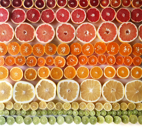 itscolossal:  Photographer Brittany Wright Captures Foods in Colorful Gradients
