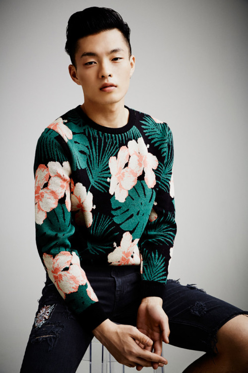 japanesemodel: Satoshi Toda for River Island Spring Summer 2014 collection