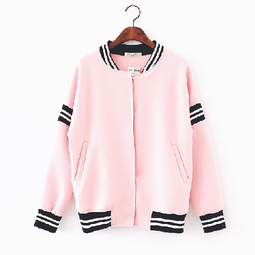 catbaoo:  KOREAN BASEBALL JACKET /// .99 