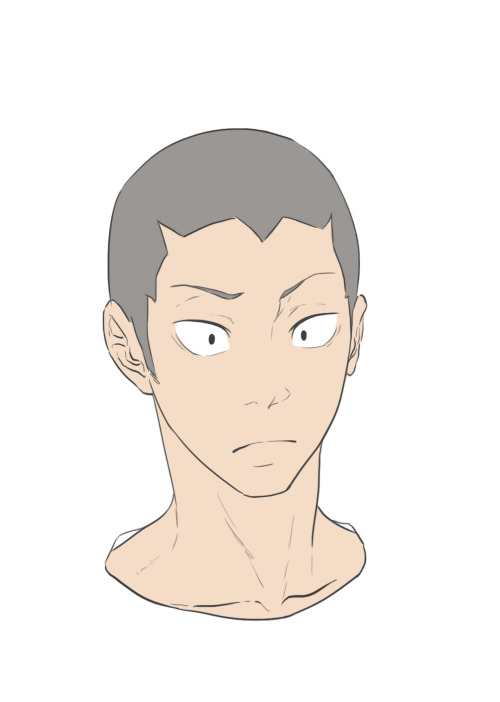 drawverylittle:  Tanaka, Tanaka, let down your hai– oh. 