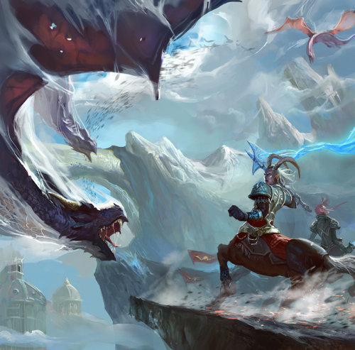 awesomedigitalart:  Sagittarius by bloodyman88