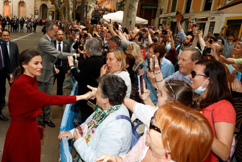 April 27, 2022: King Felipe and Queen Letizia attended the main event of “Tour del Talento&rdq