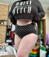 XXX bi-and-bratty:Tried on the fishnets that photo