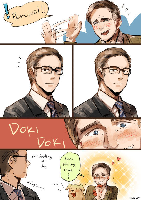 kadeart:  Lancelot / Percival  I don’t know why I ship them… but I shipped 